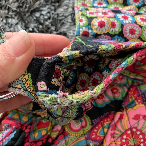 Vera Bradley Crossbody Bag Cottagecore Floral Boho Quilted Hippie Colourful Hobo - Picture 10 of 10